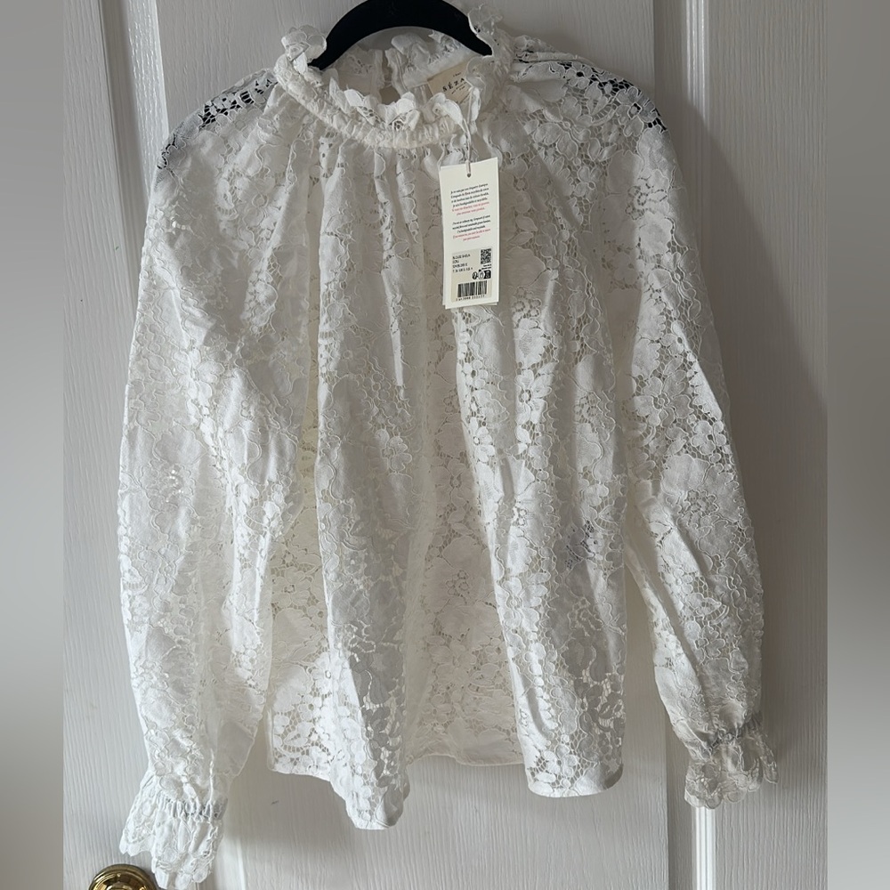 Sézane lace blouse 
New with tags 
Size 4
